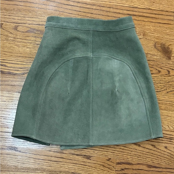 NWT Free People Suede Mini Skirt - Picture 4 of 6